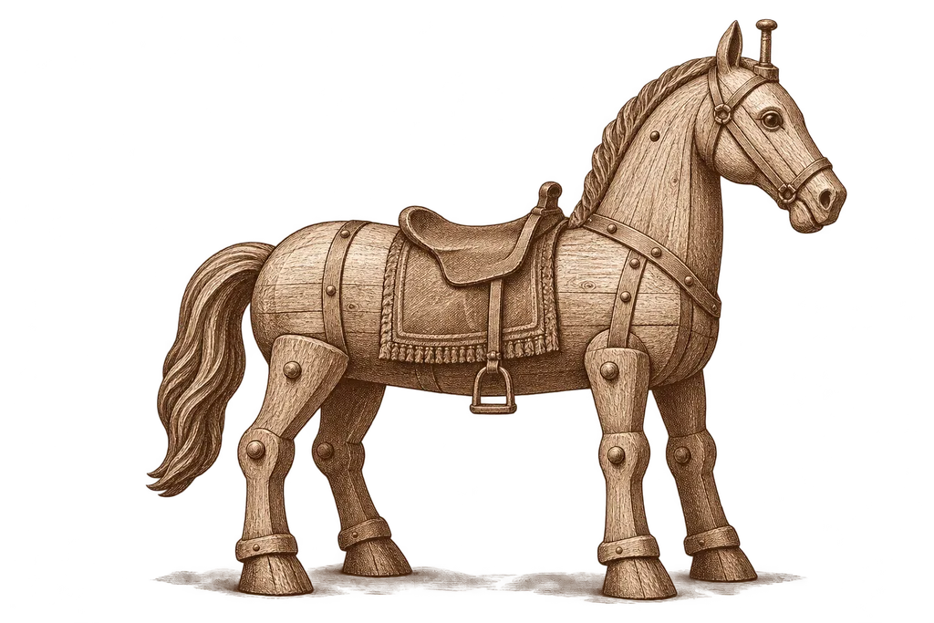 Clavileño, the wooden horse with a turning peg described by Trifaldi.